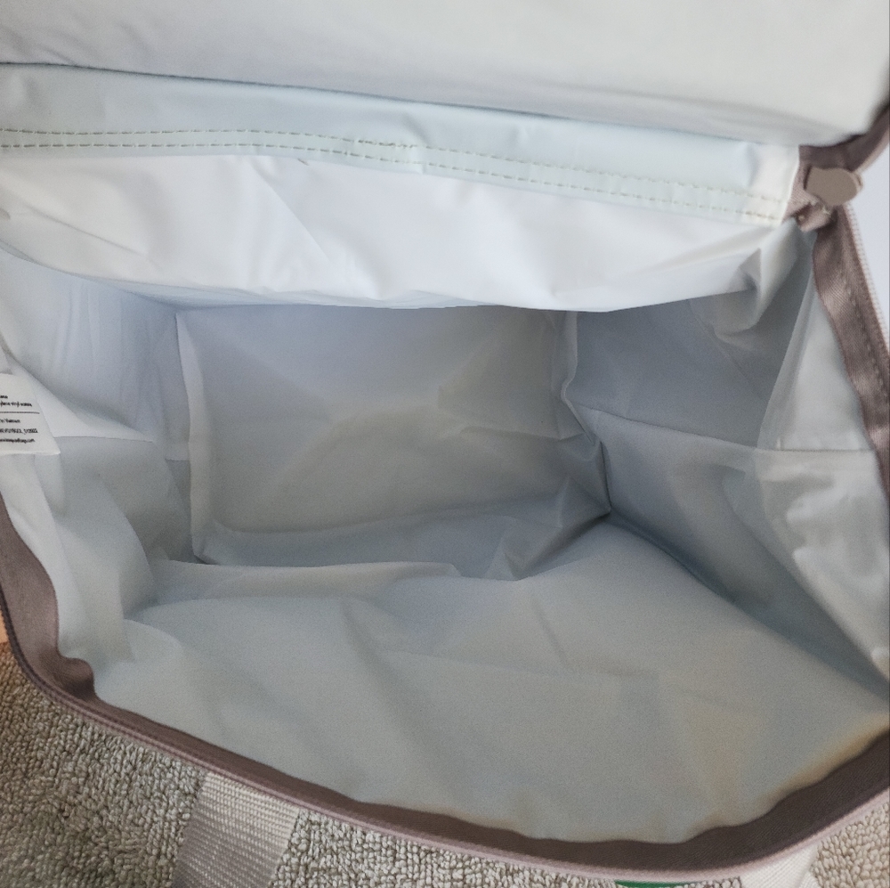 WHOLE FOODS MARKET Insulated Reusable Cooler Green Grocery Shopping Bag - Picture 5 of 7